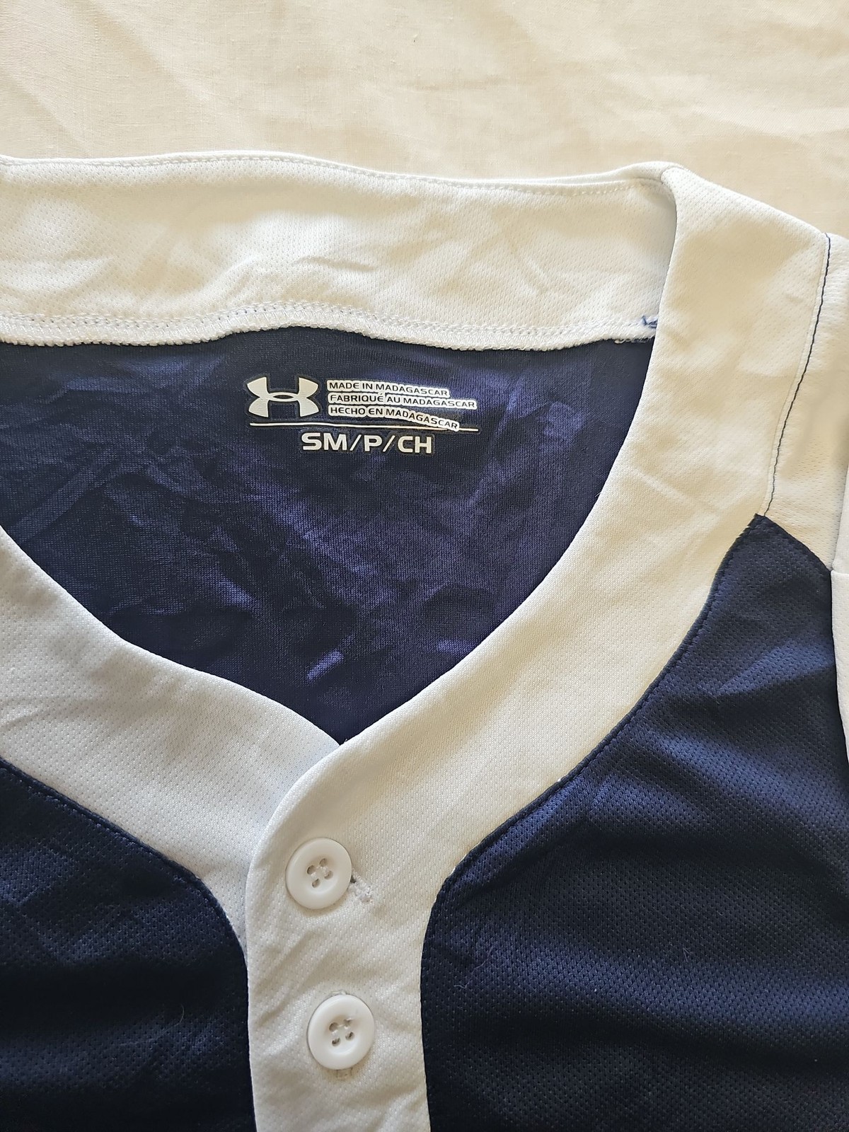 Under Armour Thunder Bay Lakers Baseball Jersey Shirt E639