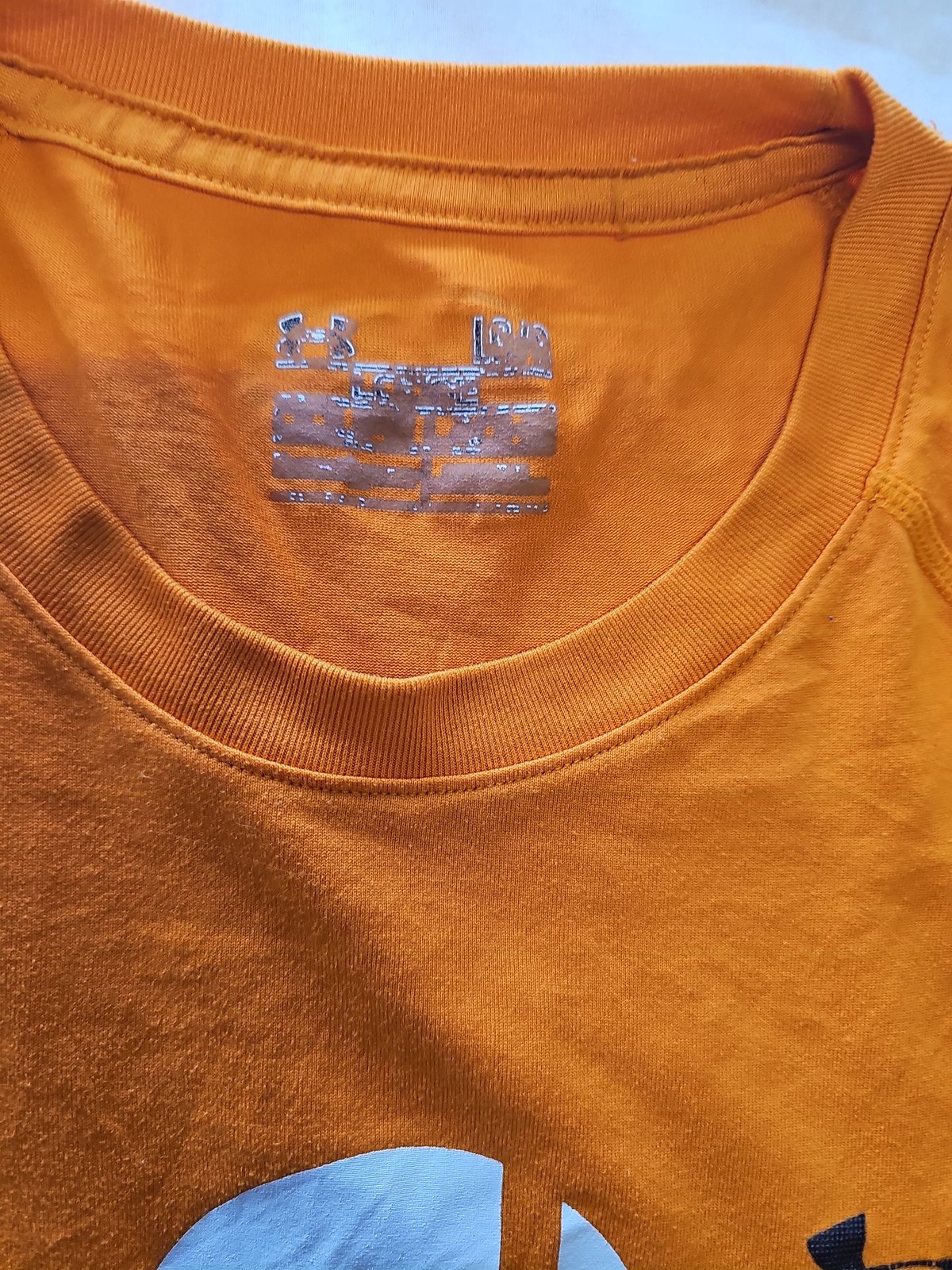 Under Armour DeSantis Creative Graphic T-Shirt Orange Men’s LG E640