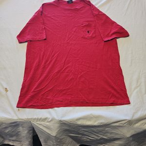 Vintage Polo Ralph Lauren Made in USA Red Pocket T-Shirt XL N710