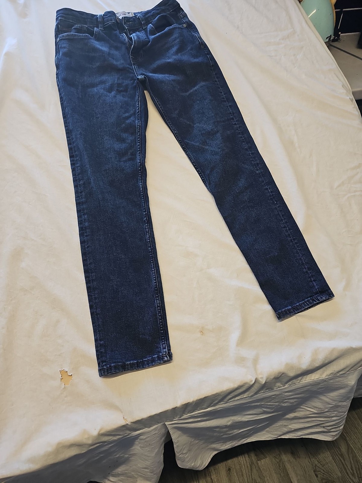Next Denim Goods Co. Slim Fit Blue Jeans W30 L31 M704 - Image 3
