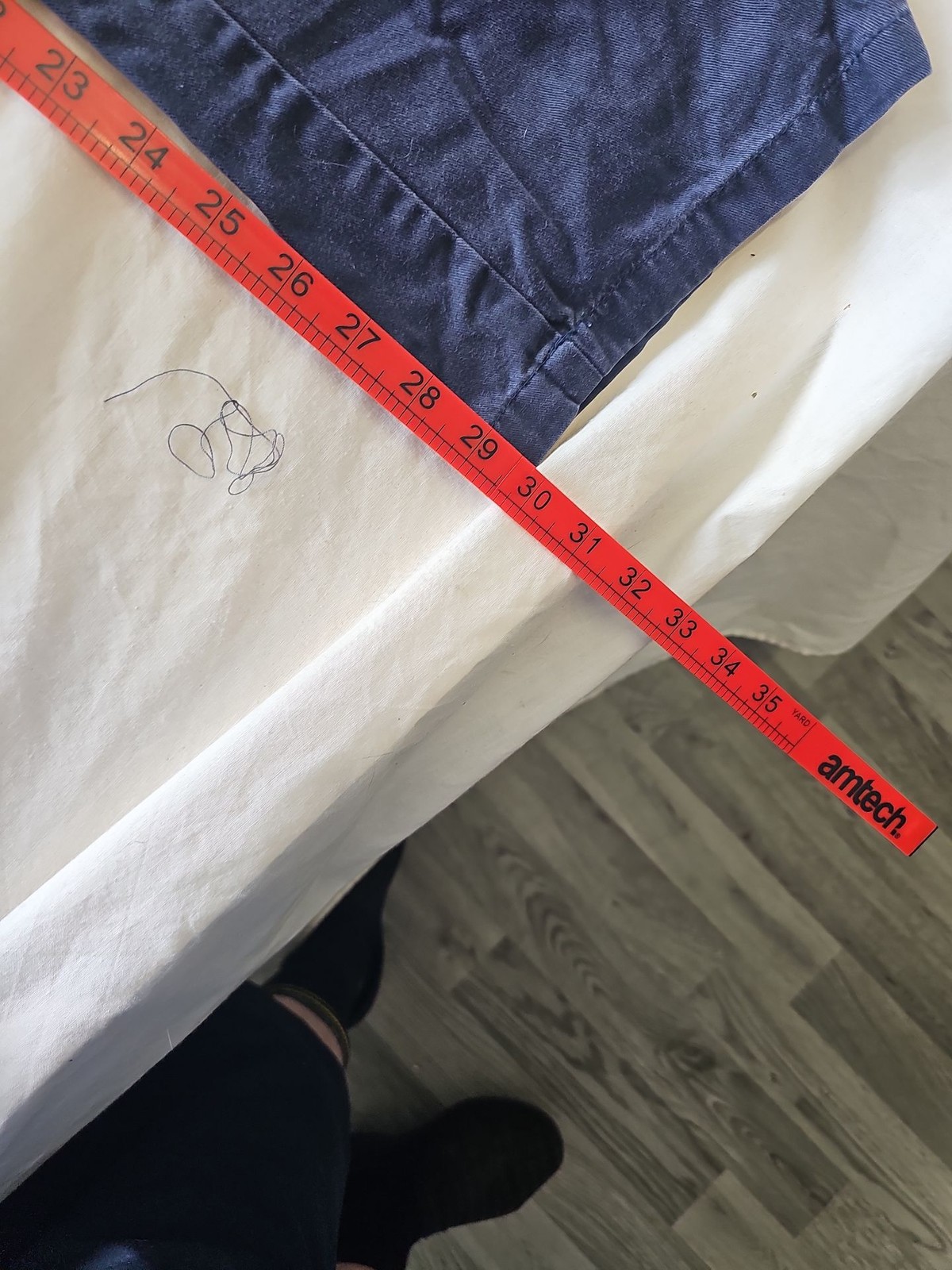 Tu Men's Navy Blue Chino Trousers 44 Regular Casual Cotton Blend 386 - Image 11