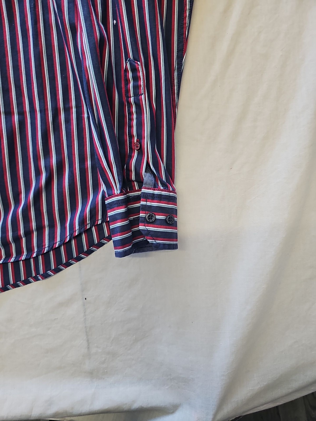 Blue Harbour Men's Multi-Color Striped Regular Fit Cotton Shirt M M698 - Image 5