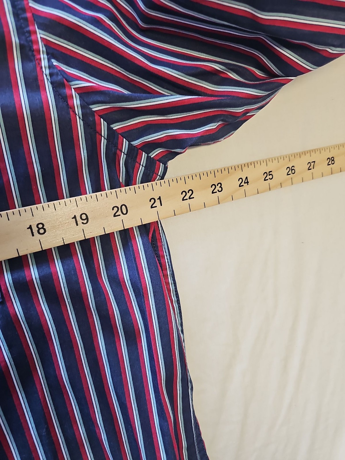 Blue Harbour Men's Multi-Color Striped Regular Fit Cotton Shirt M M698 - Image 7