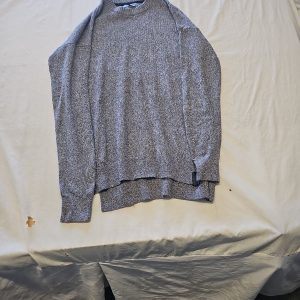 Calvin Klein Jeans Grey Marled Knit Crewneck Jumper L 690