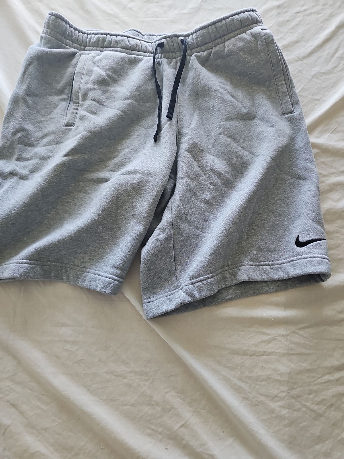 Nike Men's Grey Fleece Sweat Shorts 330 - Image 3