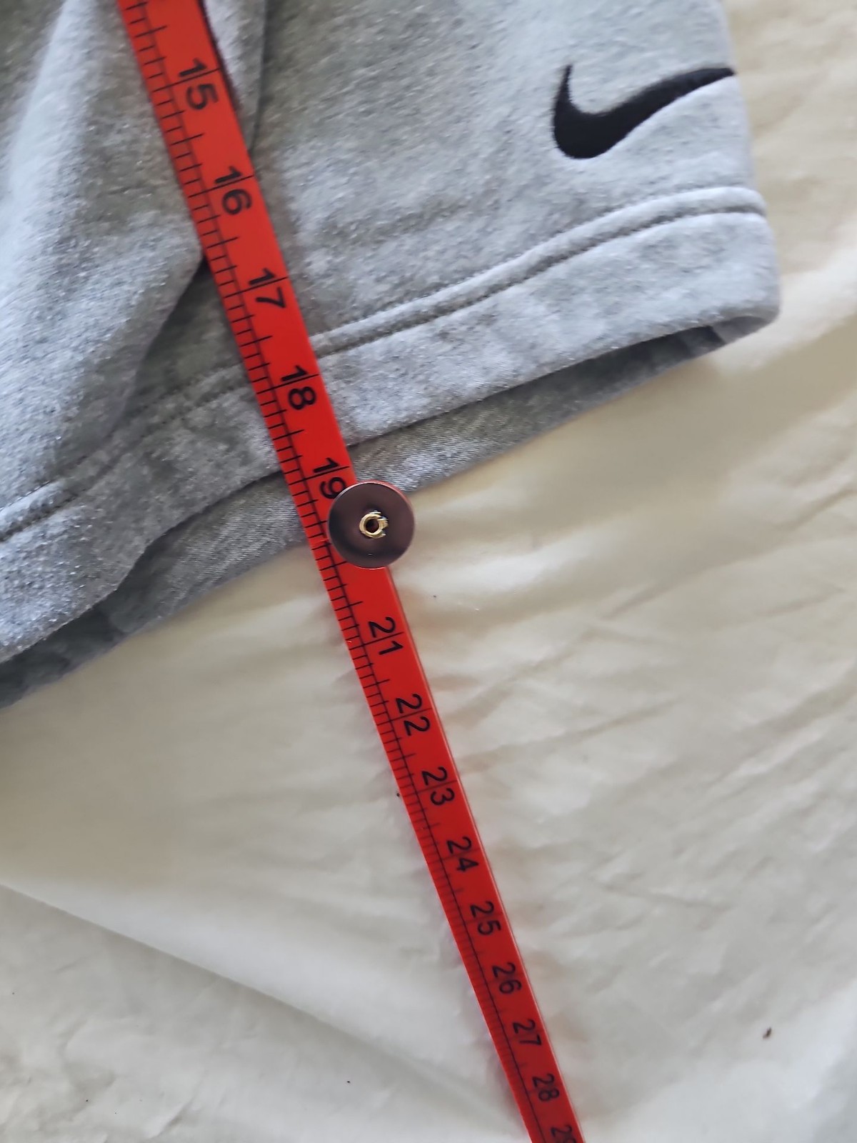 Nike Men's Grey Fleece Sweat Shorts 330 - Image 6