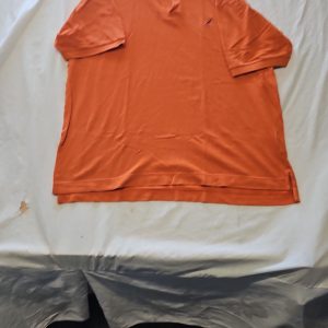 Nautica Burnt Orange Piqué Polo Shirt - XXL K672