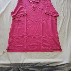 Nautica Classic Pique Polo Shirt XXL Bright Pink K673