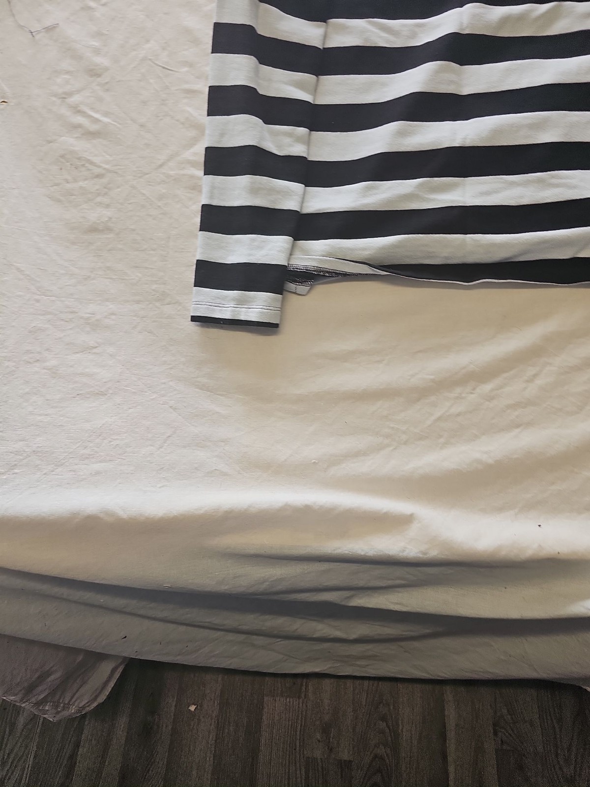 Tu Women's Black and White Striped Quarter-Zip Sweatshirt 377 - Image 2