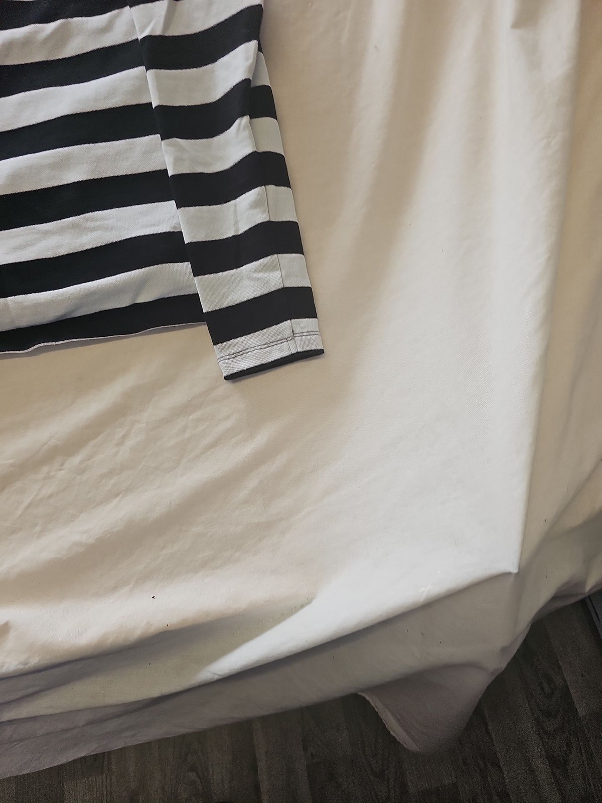 Tu Women's Black and White Striped Quarter-Zip Sweatshirt 377 - Image 9