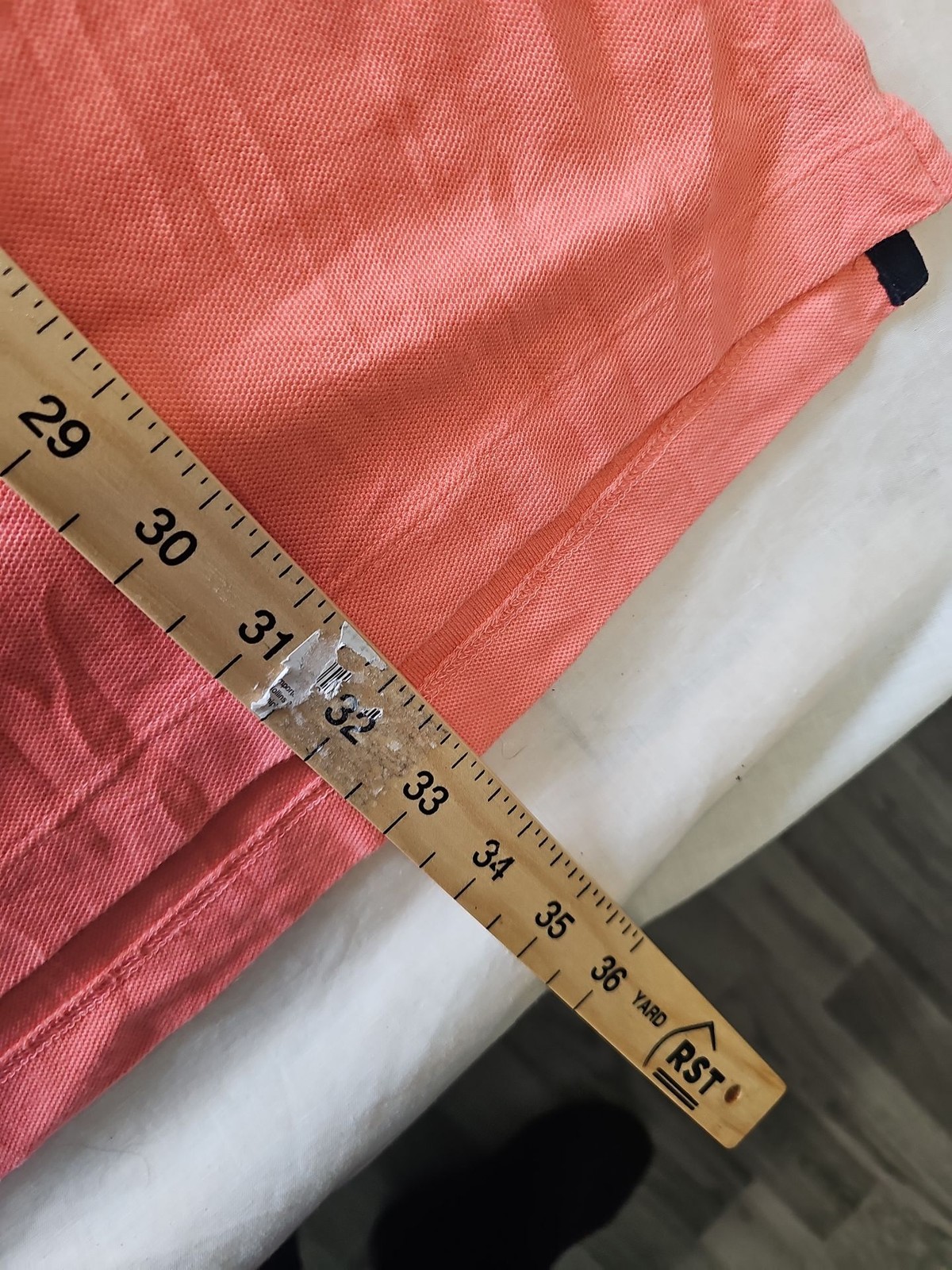 Nautica XXL Salmon Pink Short Sleeve Pique Polo Shirt K675 - Image 7