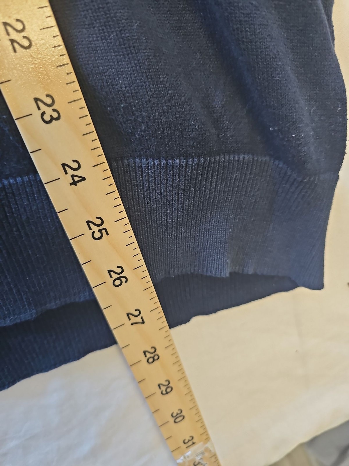 Maine New England Golf Navy Blue V-Neck Sweater Vest M L685 - Image 7