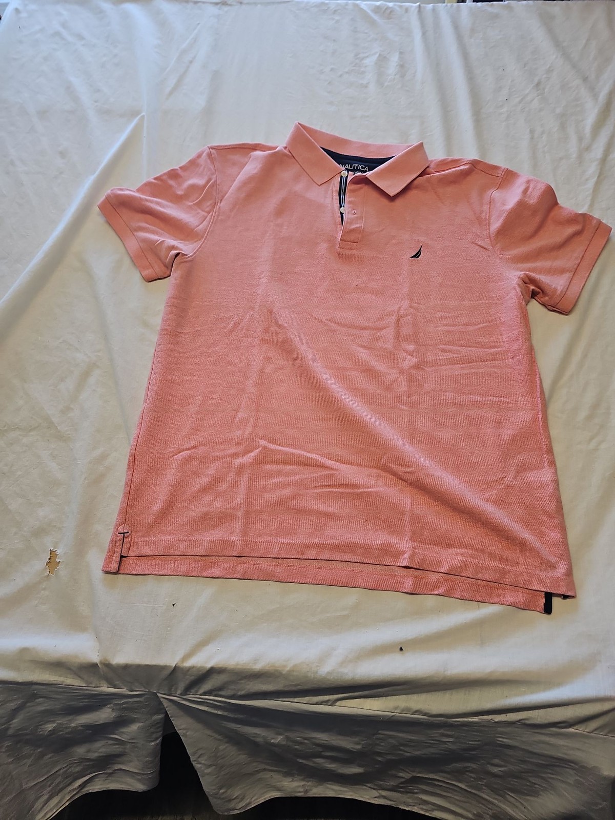 Nautica Performance Deck Polo Shirt - Salmon Pink - XXL K669