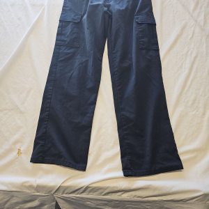 Genuine Dickies Black Straight Leg Cargo Trousers W34 L34 K663