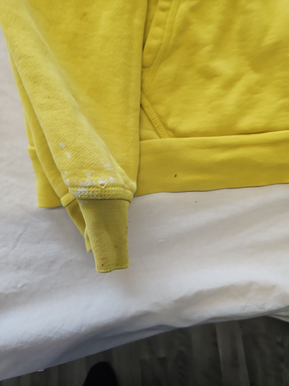Vintage Nike Sportswear Pullover Hoodie in Vibrant Yellow 396 - Image 2