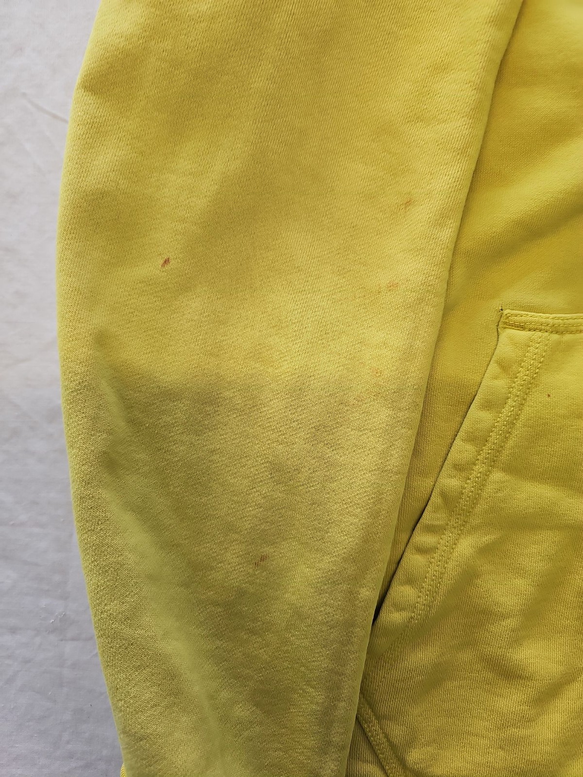 Vintage Nike Sportswear Pullover Hoodie in Vibrant Yellow 396 - Image 3