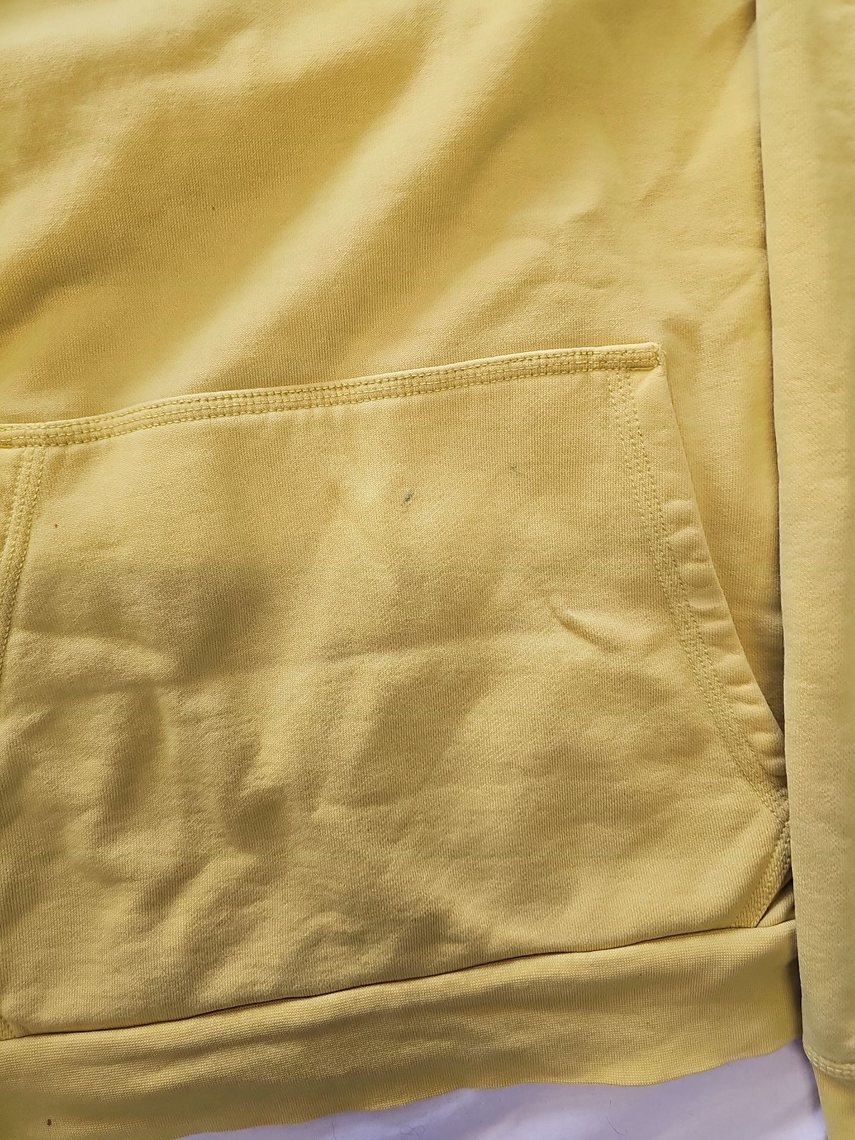 Vintage Nike Sportswear Pullover Hoodie in Vibrant Yellow 396 - Image 4
