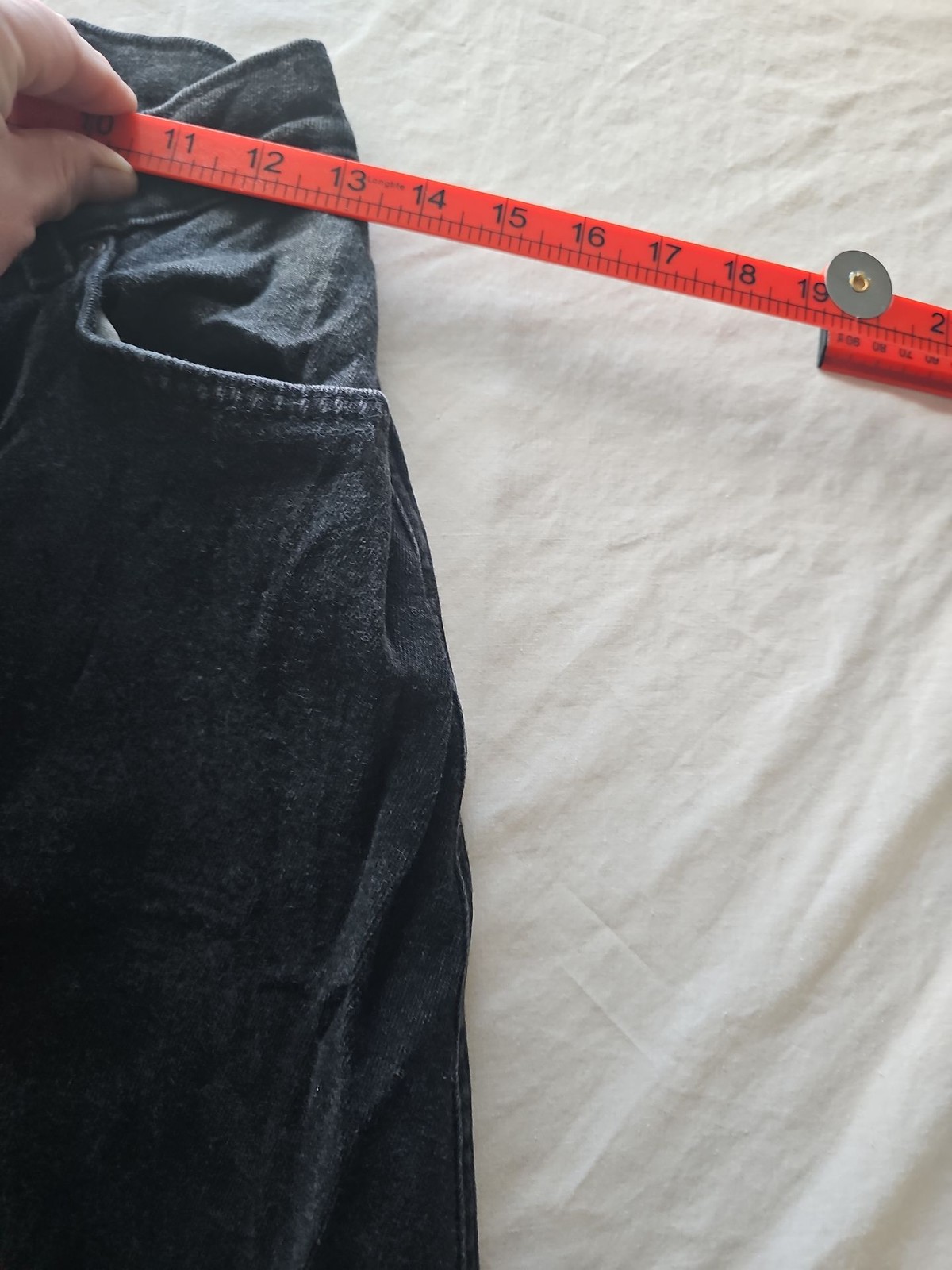 Vintage Lee Original Jeans Black Straight Leg Denim Shorts 368 - Image 5