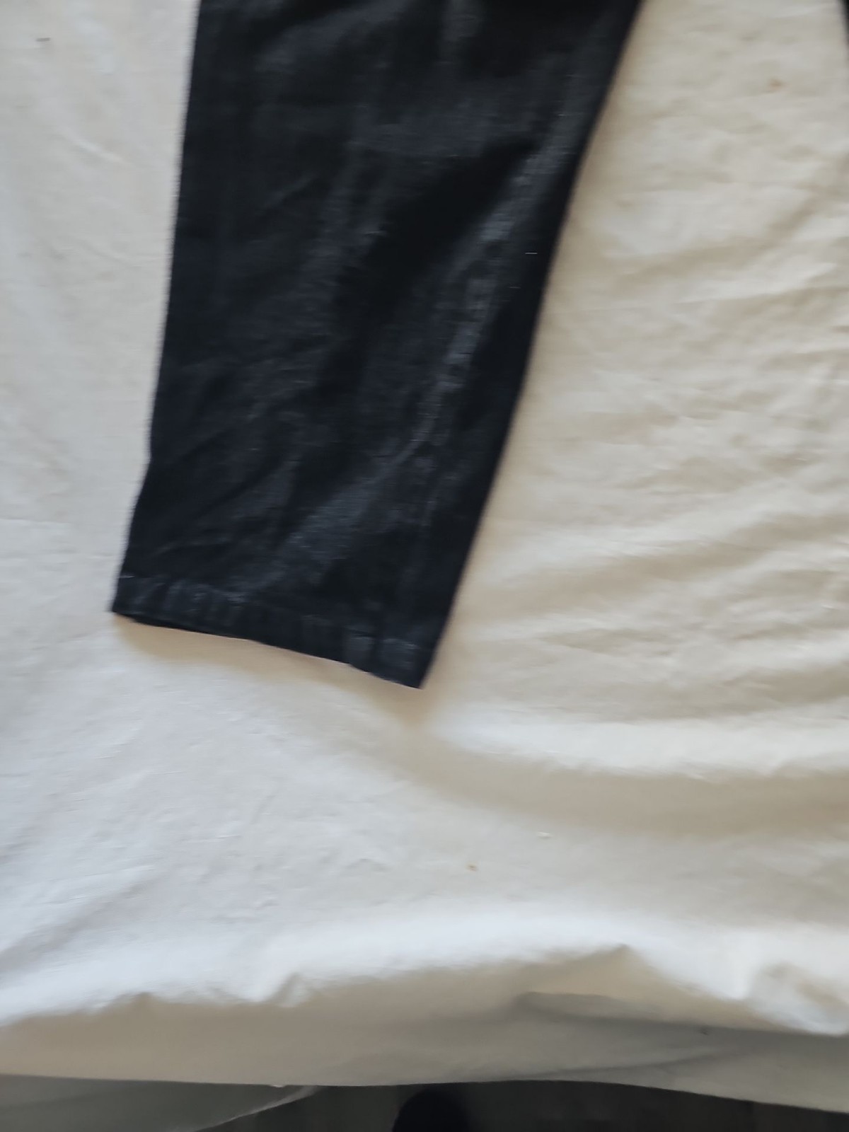 Vintage Lee Original Jeans Black Straight Leg Denim Shorts 368 - Image 3