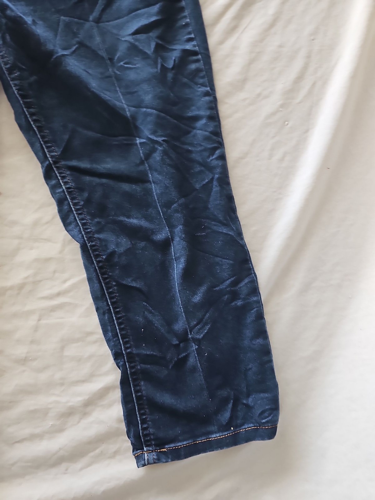 Lee Easy Fit Dark Wash Cropped Denim Jeans 369 - Image 3