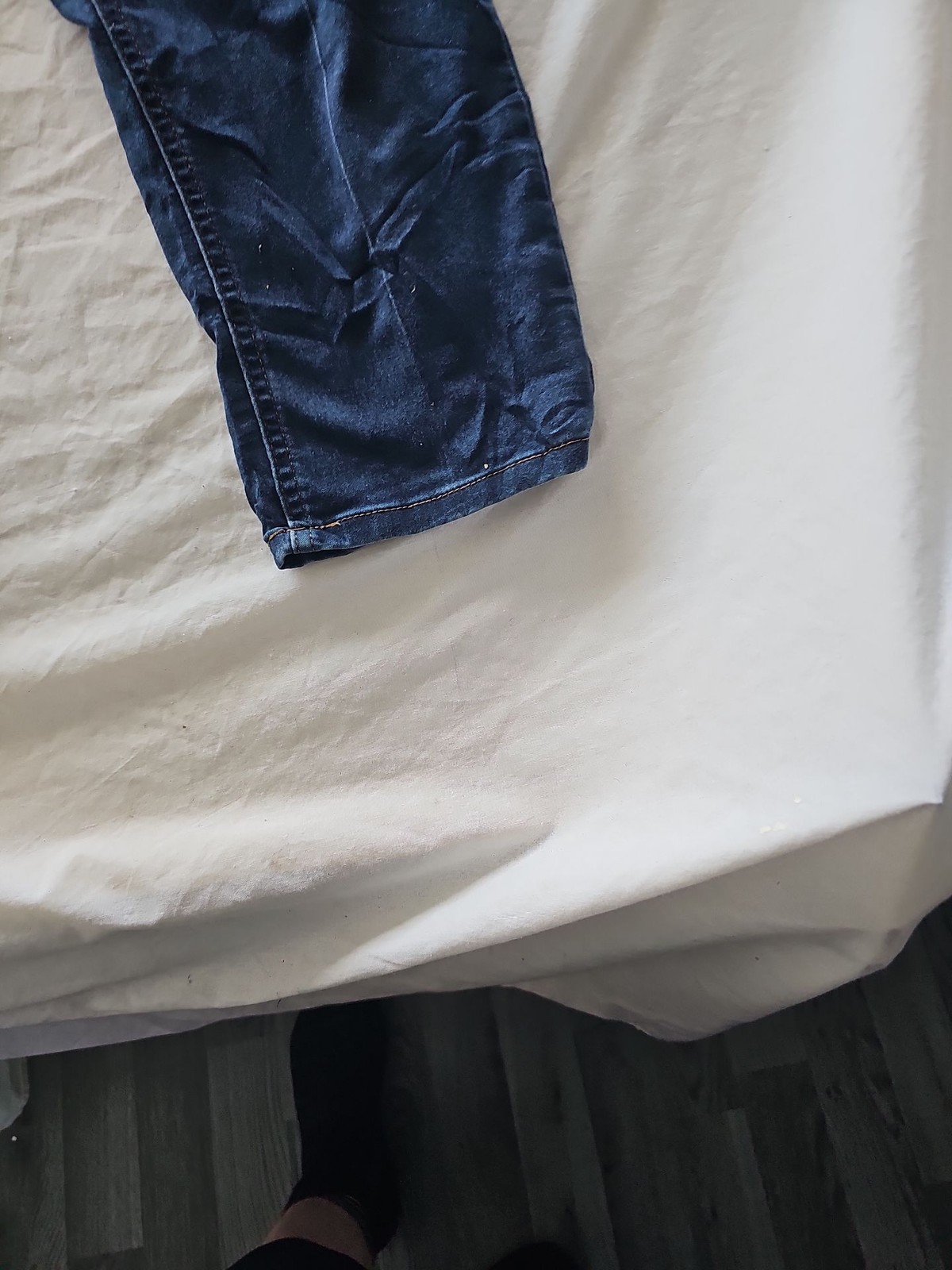 Lee Easy Fit Dark Wash Cropped Denim Jeans 369 - Image 5
