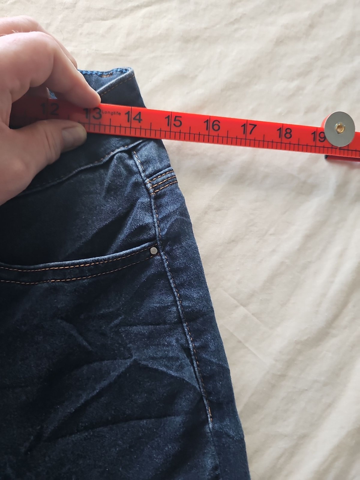 Lee Easy Fit Dark Wash Cropped Denim Jeans 369 - Image 6