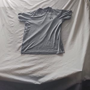 Under Armour Men's HeatGear Grey Short Sleeve Performance Training Shirt  370