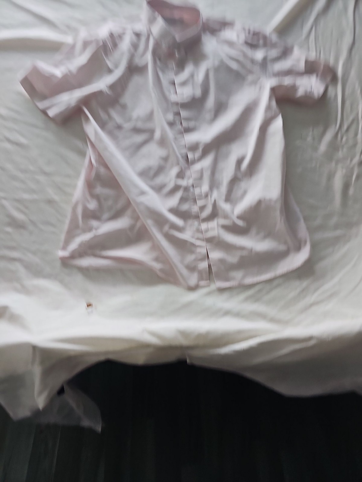 Topman Pale Pink Short Sleeve Button-Down Shirt XXL A442