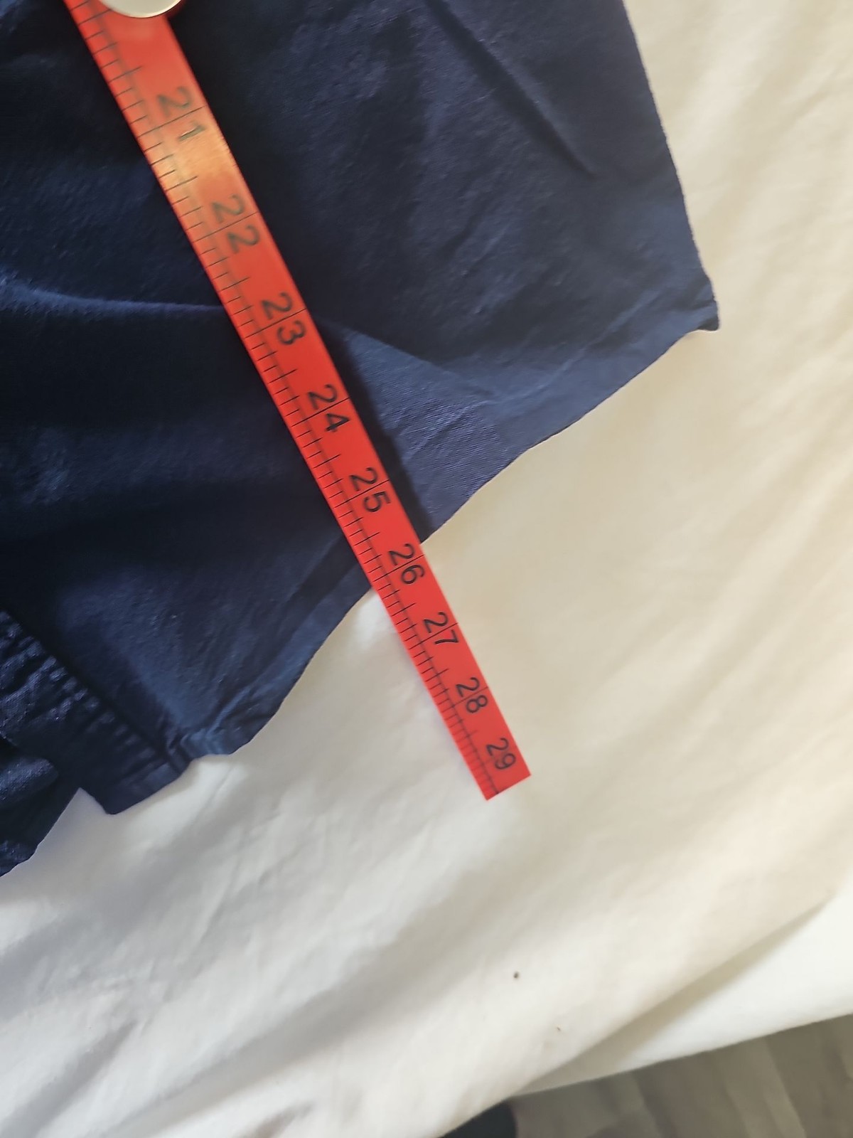 Threadbare Men's Navy Blue Linen Blend Long Sleeve Shirt 375 - Image 4