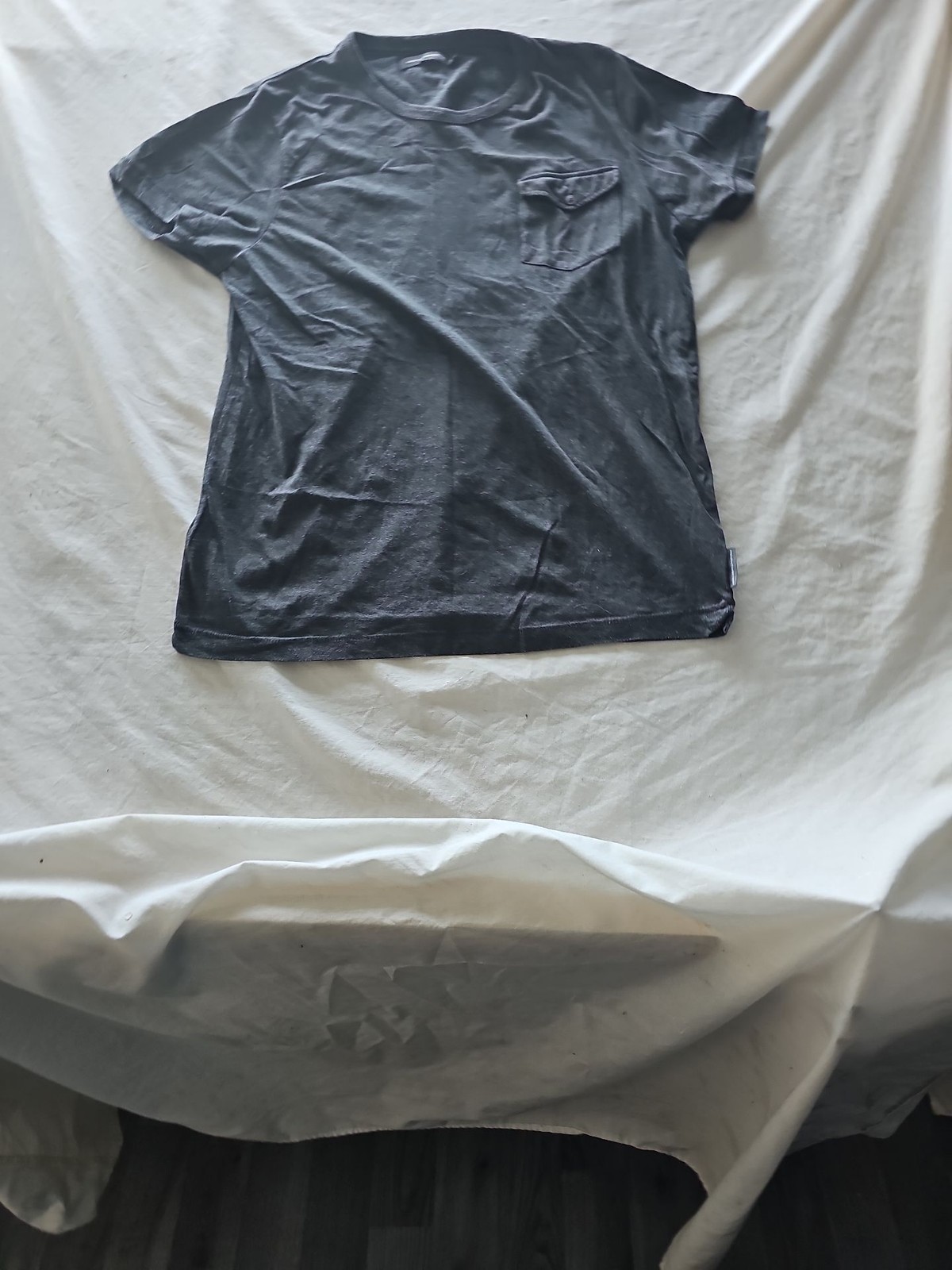 French Connection Men's Black Pocket T-Shirt Size Large 343 - Image 8