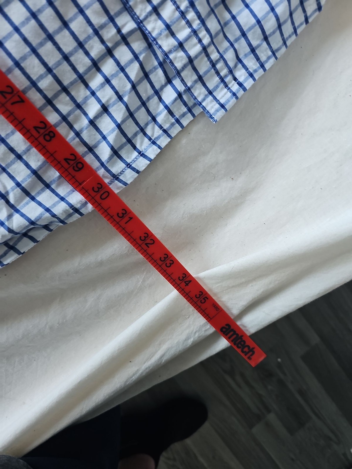 Cotton Traders Blue Check Button-Down Shirt 3XL 345 - Image 10