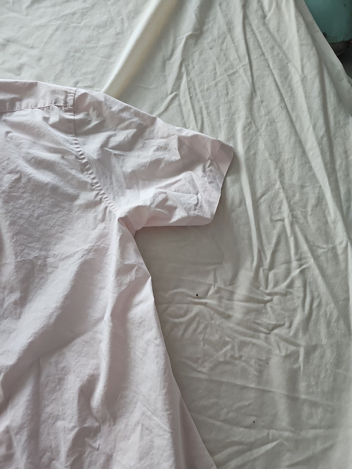 Topman Pale Pink Short Sleeve Button-Down Shirt XXL A442 - Image 4