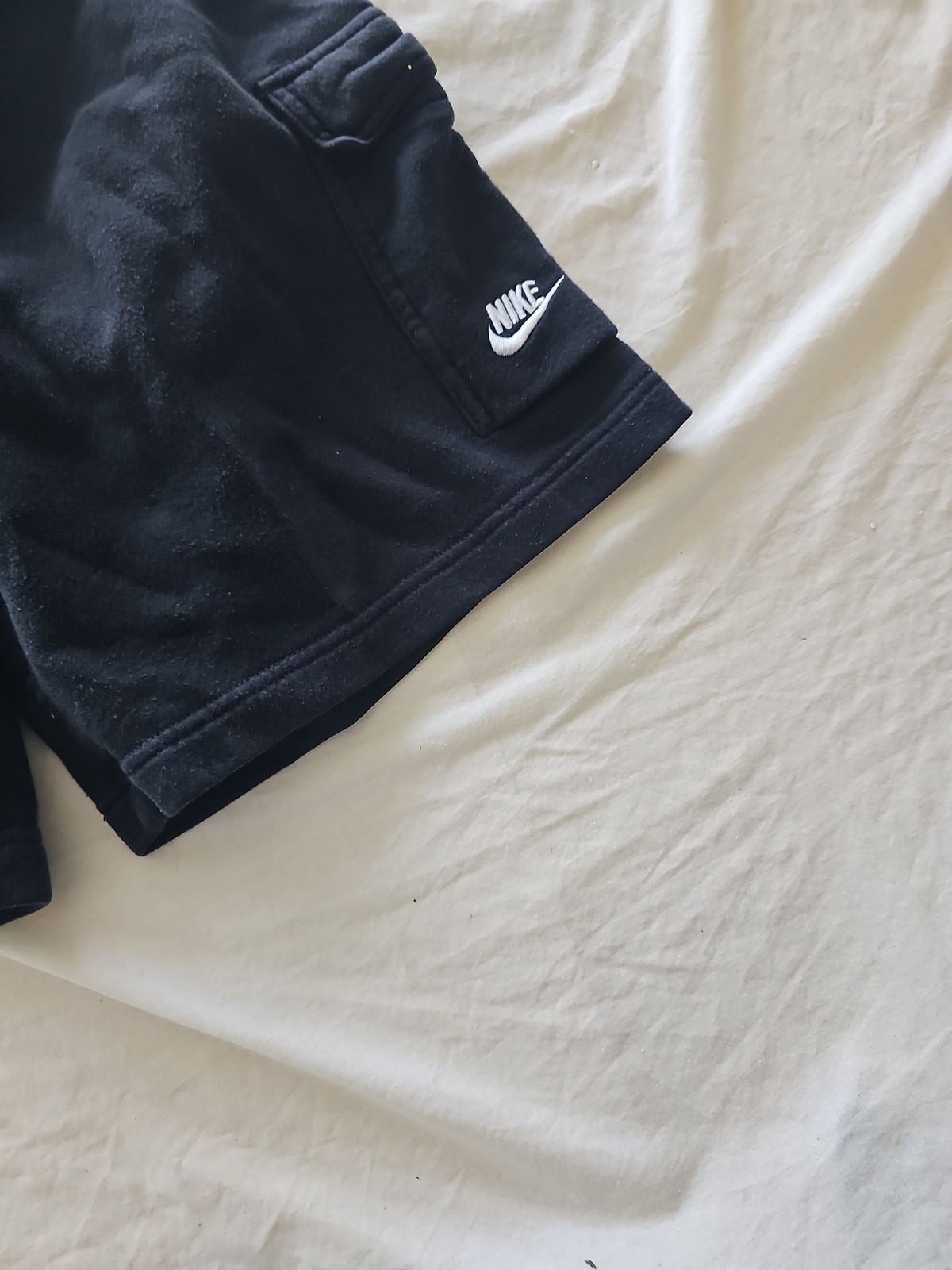 Nike Men's Club Fleece Athletic Shorts in Black 331 - Image 7