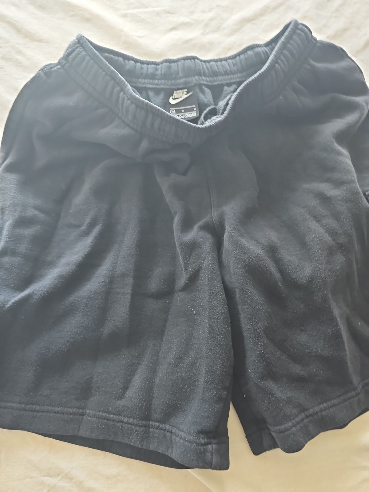 Nike Men's Club Fleece Athletic Shorts in Black 331 - Image 8