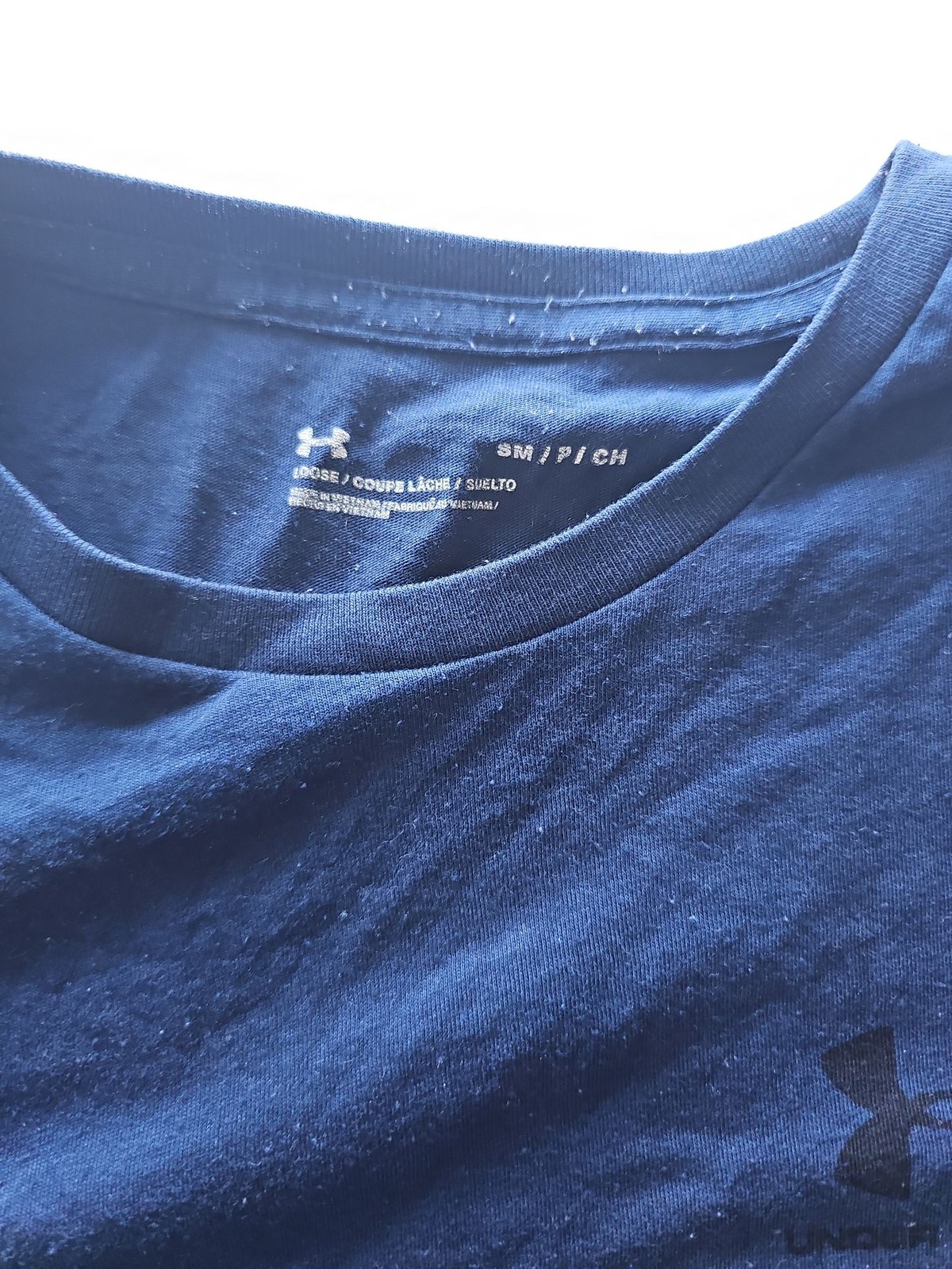 Under Armour Men's Navy Blue HeatGear Training T-Shirt - Size Small - Image 8