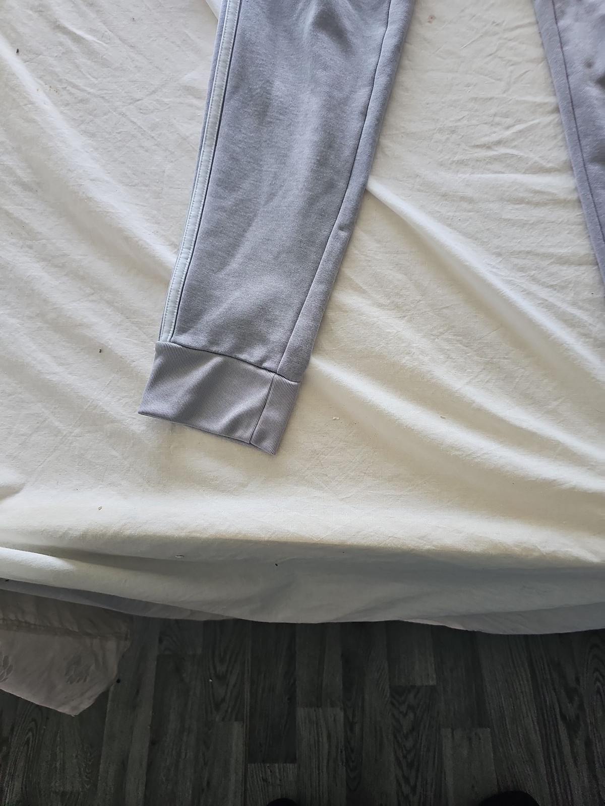Adidas Originals Grey Trefoil Slim Fit Joggers Sweatpants 326 - Image 9