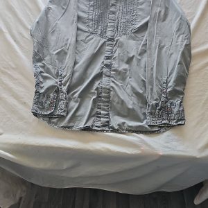 Joe Browns Absolute Men's Grey Pintuck Pleated Cotton Shirt 323