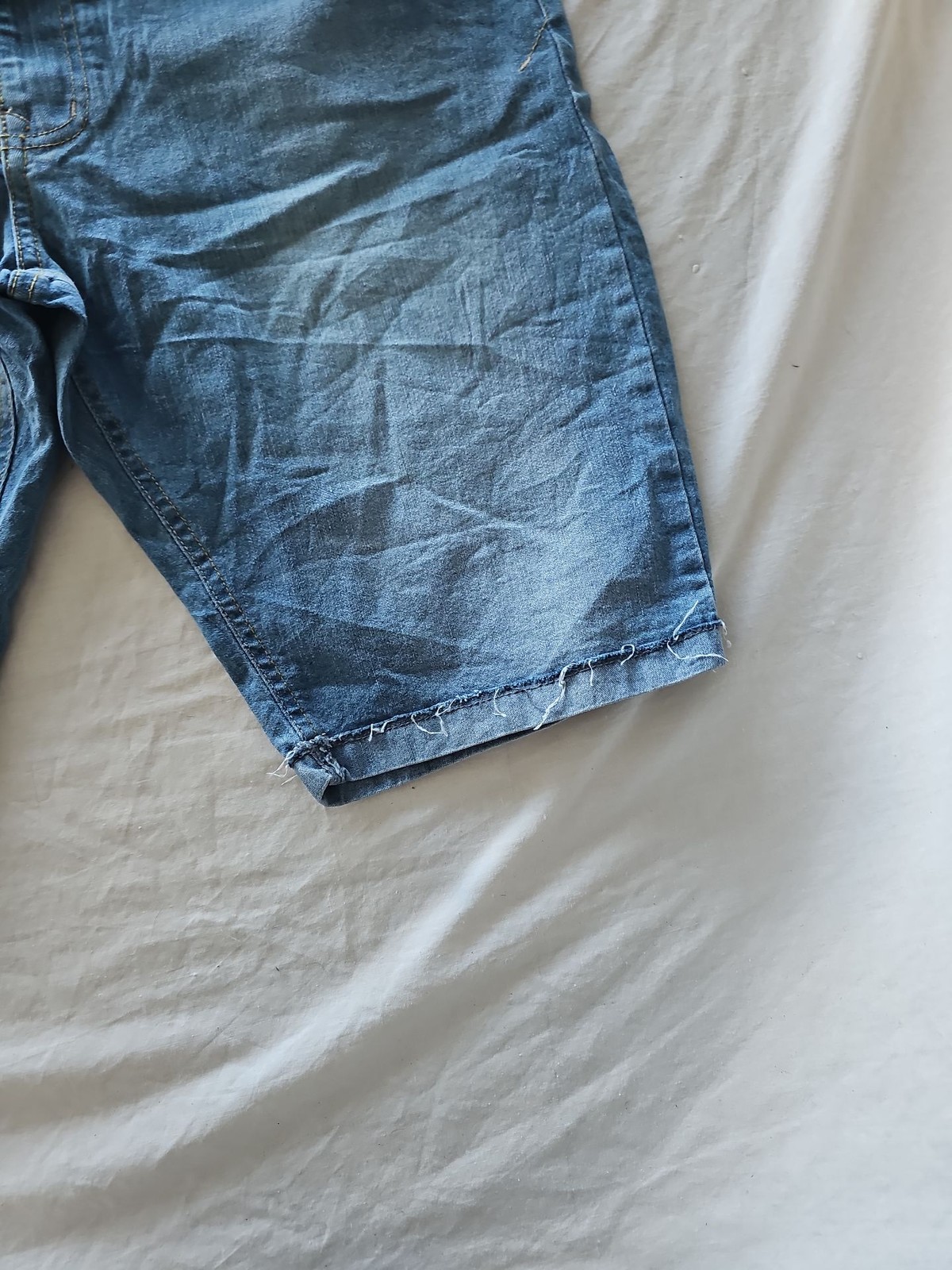 Taco Jeans Men's Light Wash Distressed Denim Shorts Size 46 354 - Image 9
