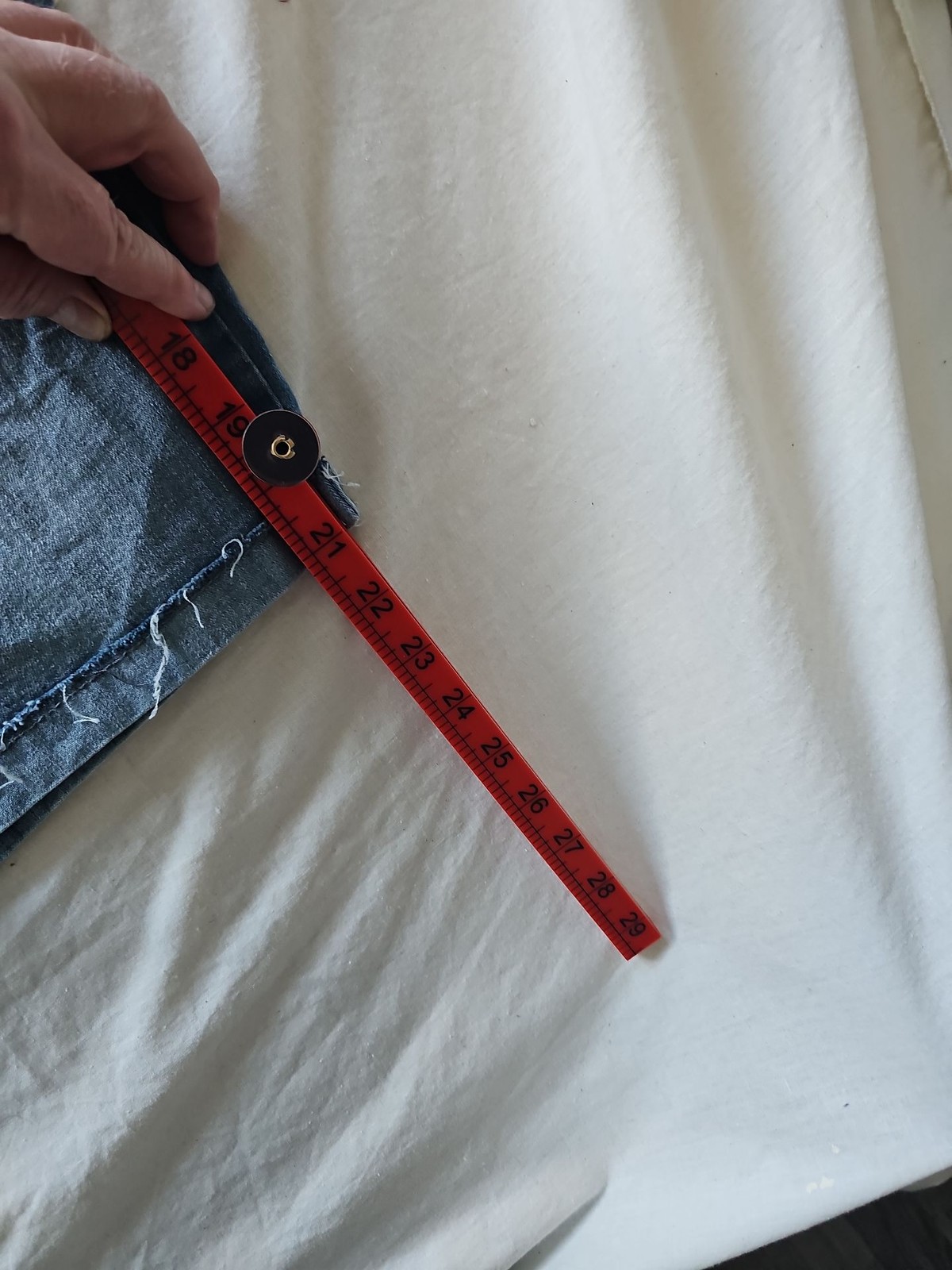Taco Jeans Men's Light Wash Distressed Denim Shorts Size 46 354 - Image 12