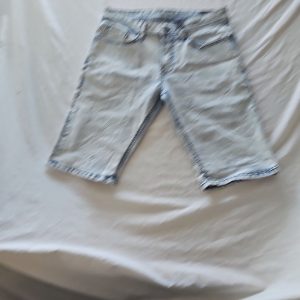 Buffalo David Bitton Evan-X Acid Wash Denim Shorts W32  355
