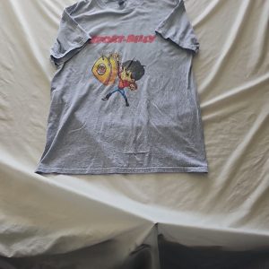 Vintage Style Sport Billy Graphic T-Shirt - Grey Gildan Heavy Cotton  311