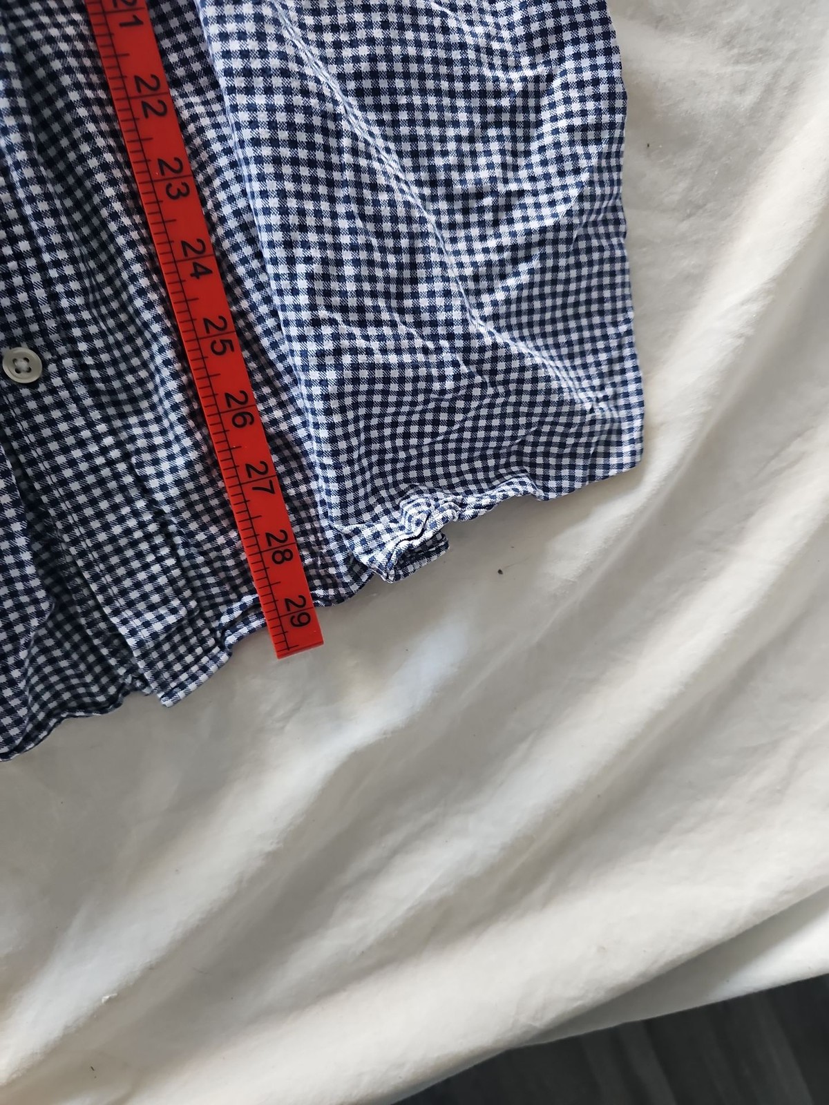 Tu Man Navy Blue Gingham Regular Fit Long Sleeve Shirt XXL 352 - Image 11