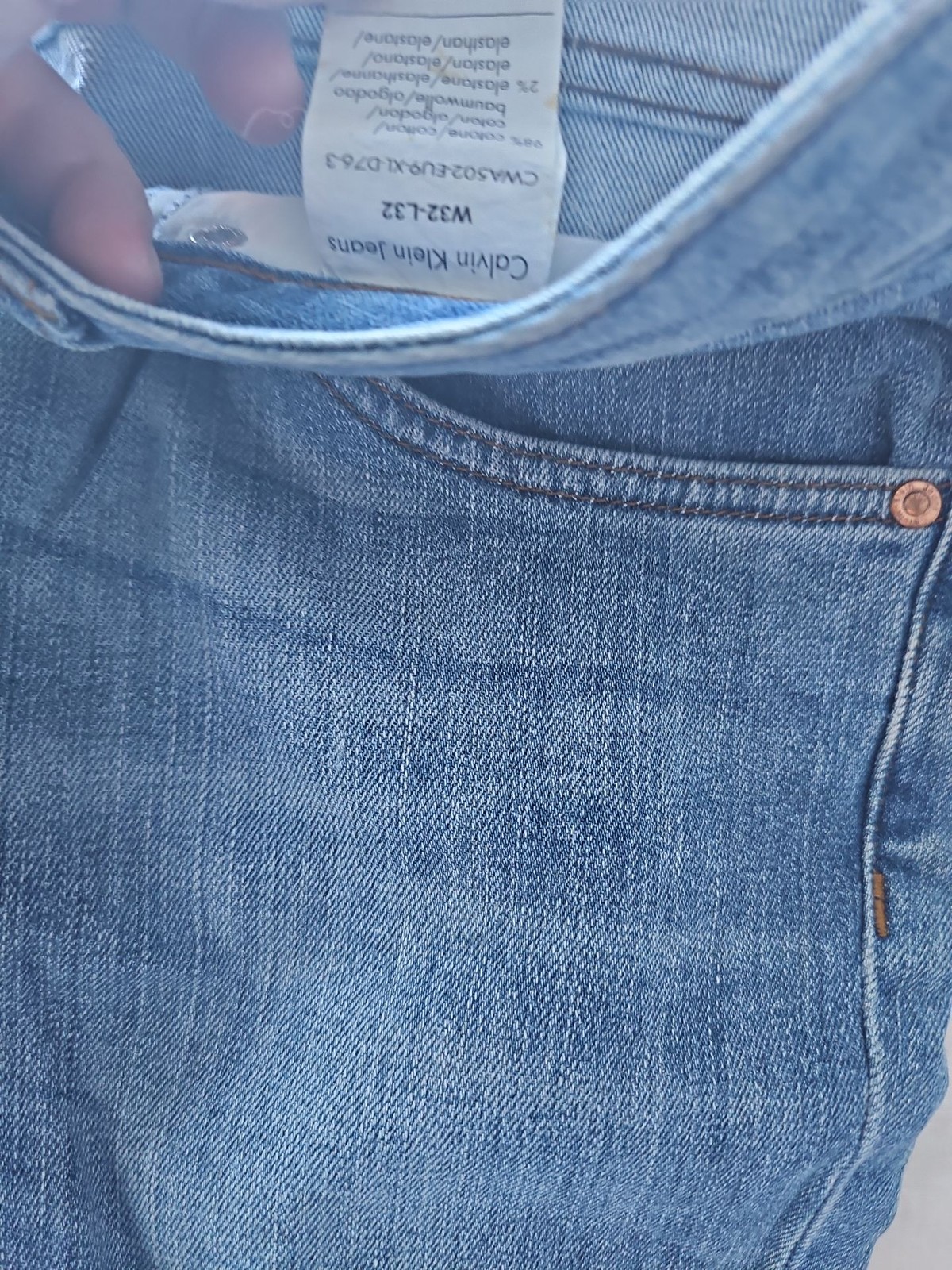Calvin Klein Jeans Low Rise Skinny Denim in Medium Wash 301 - Image 12