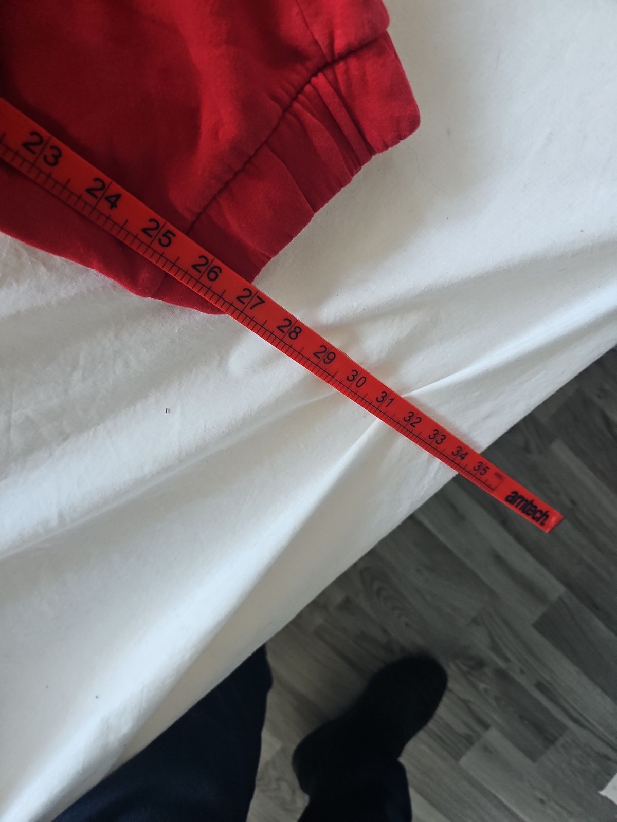 Primark Red Graphic Sweatpants Good Energy XL 298 - Image 9