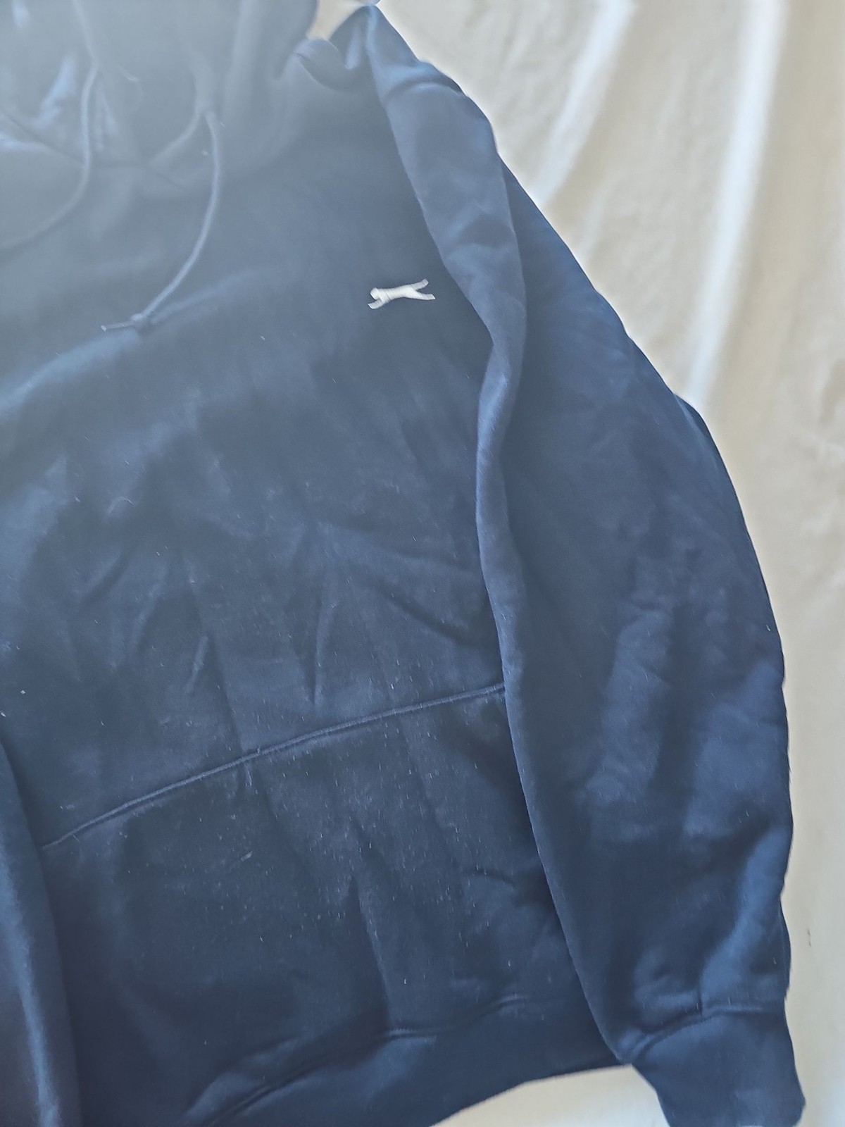Slazenger Men's Pullover Hoodie in Navy Blue 289 - Image 8