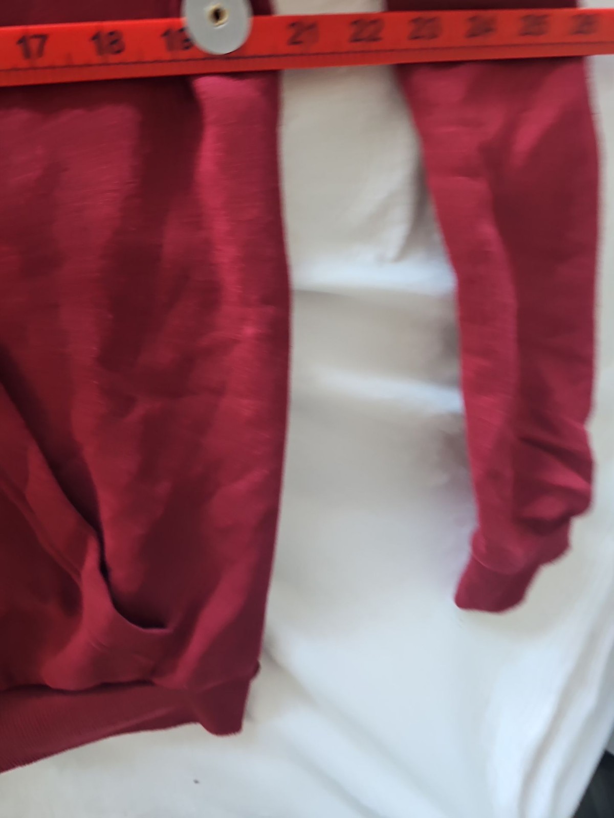 Primark Burgundy Zip-Up Hoodie 291 - Image 8