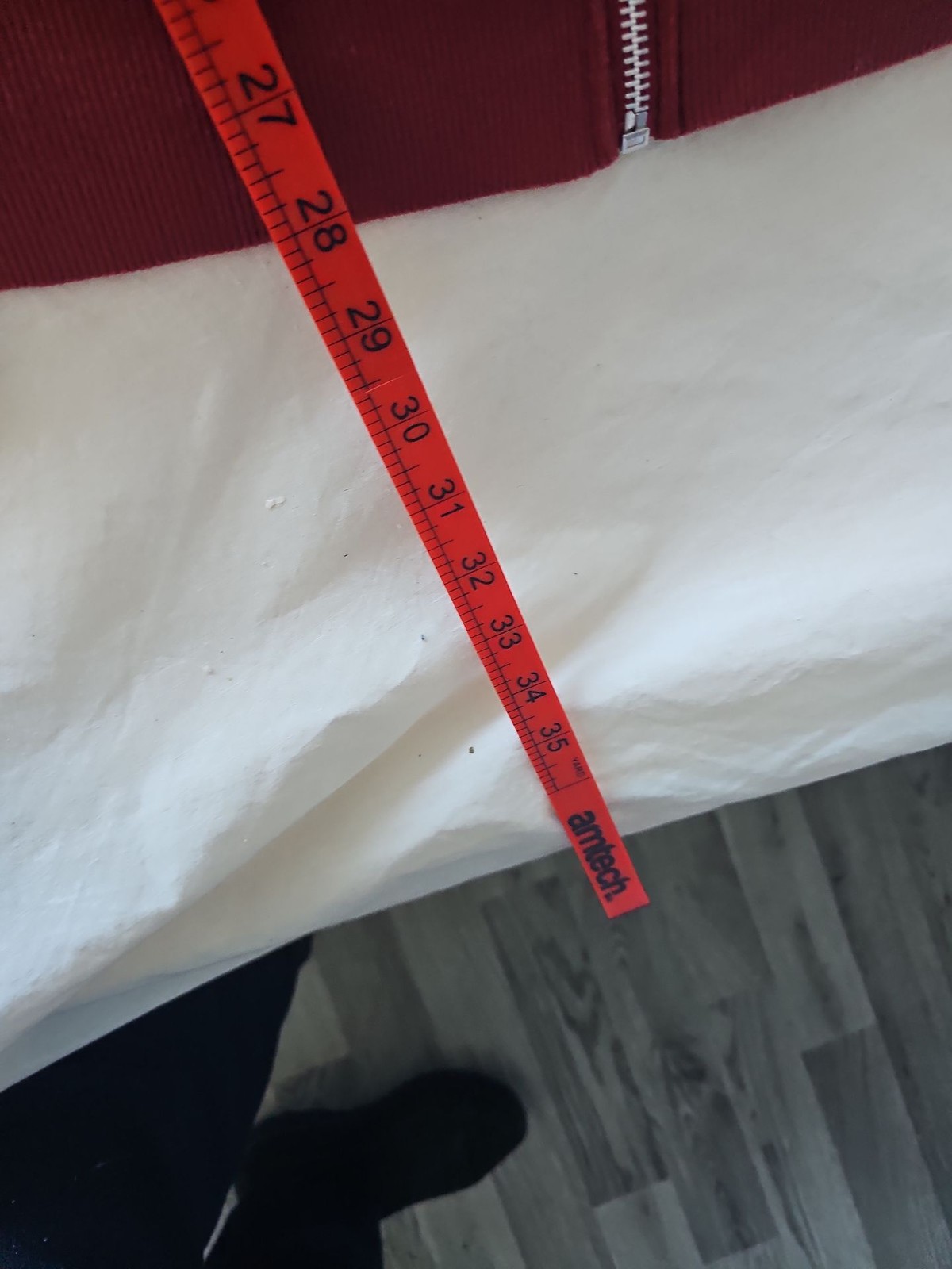 Primark Burgundy Zip-Up Hoodie 291 - Image 9