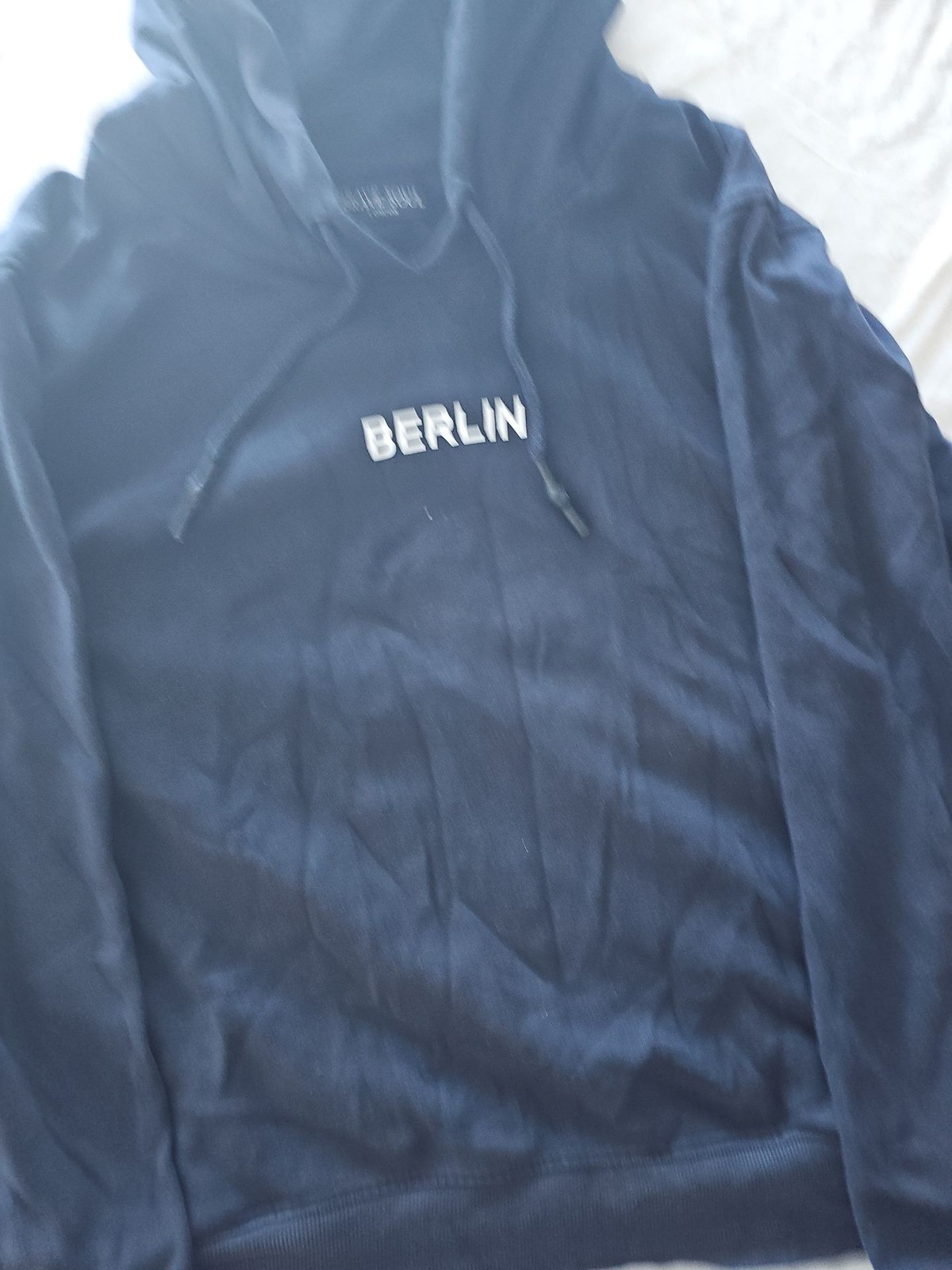Brave Soul London 'BERLIN' Navy Blue Hoodie - Image 8
