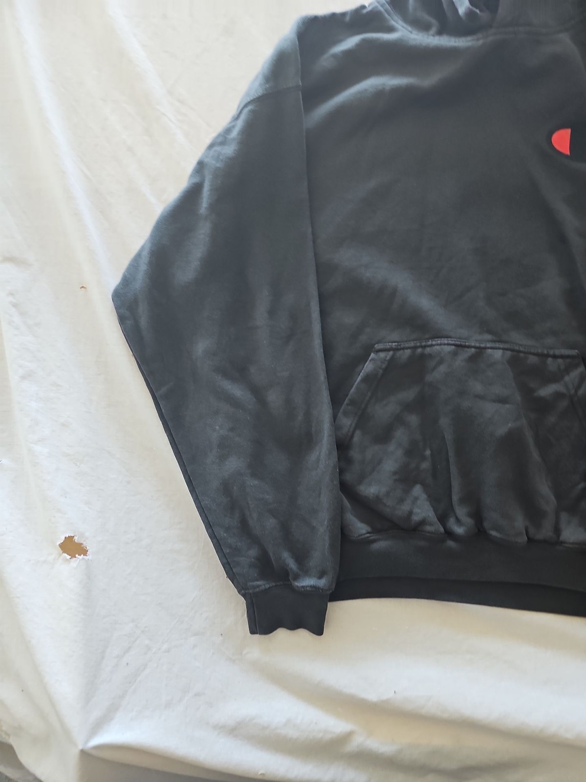 Champion Authentic Athleticwear Hoodie Black 1XL 284 - Image 8