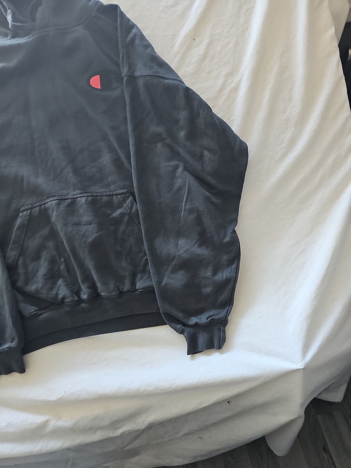 Champion Authentic Athleticwear Hoodie Black 1XL 284 - Image 9